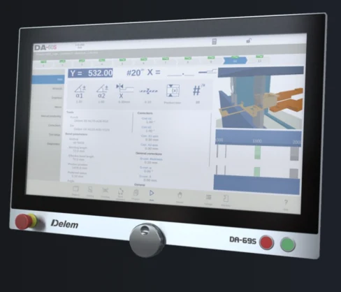 DELEM DA-69S CNC press brake controller