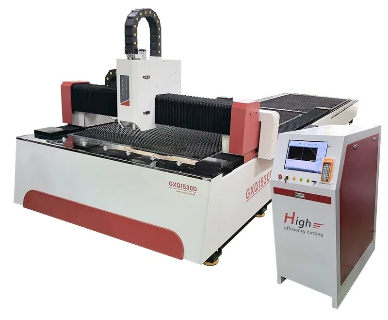Double working table fiber laser cutting machine