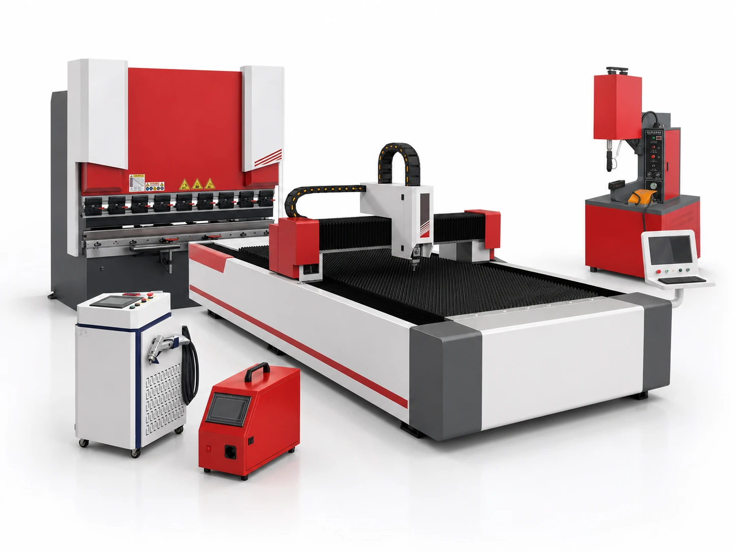 YRS sheet metal machinery catalog including press brake laser cutting machine laser welding machine riveting machine shearing machine and punching machine