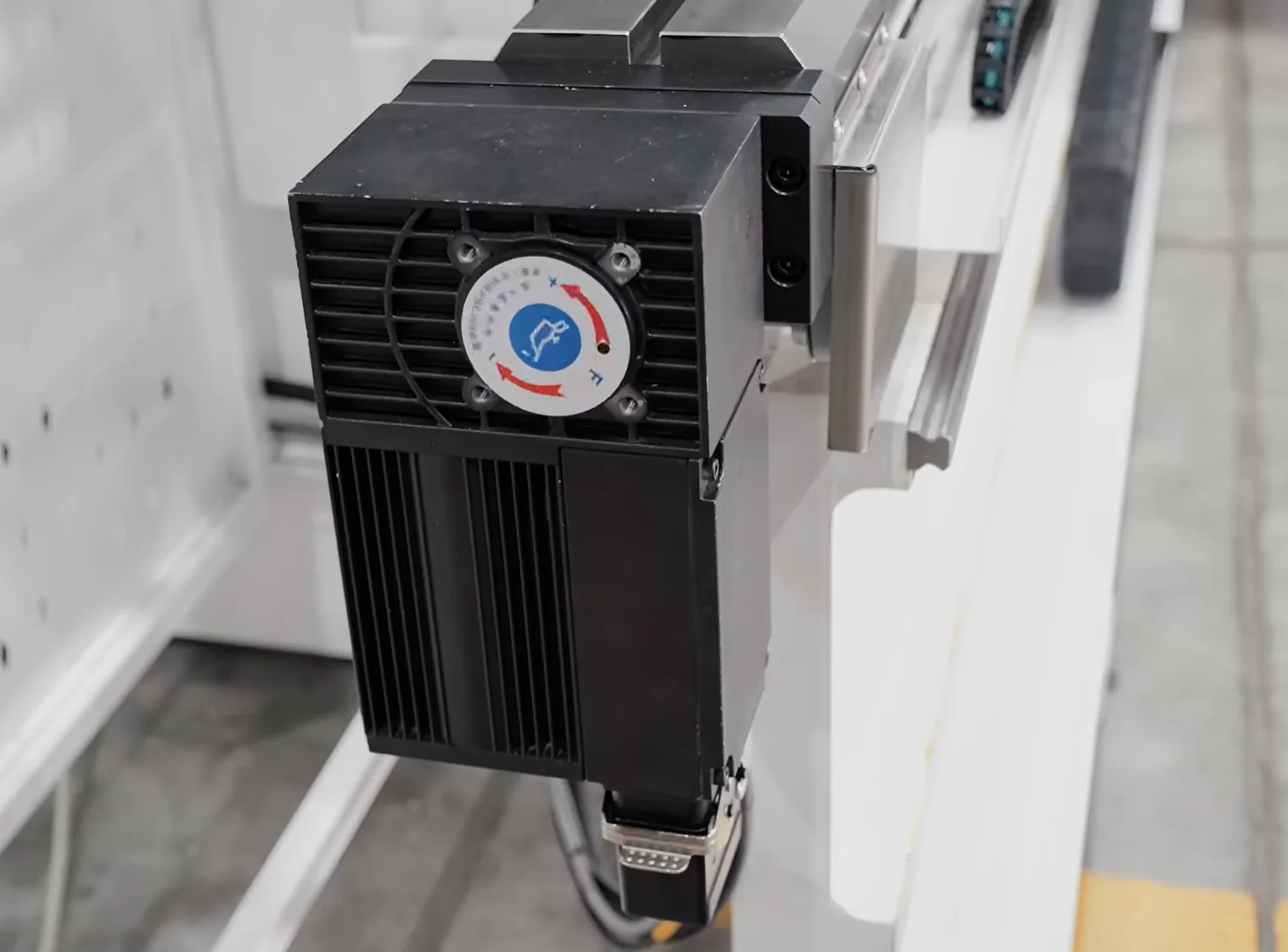 Electric crowning system for CNC press brake