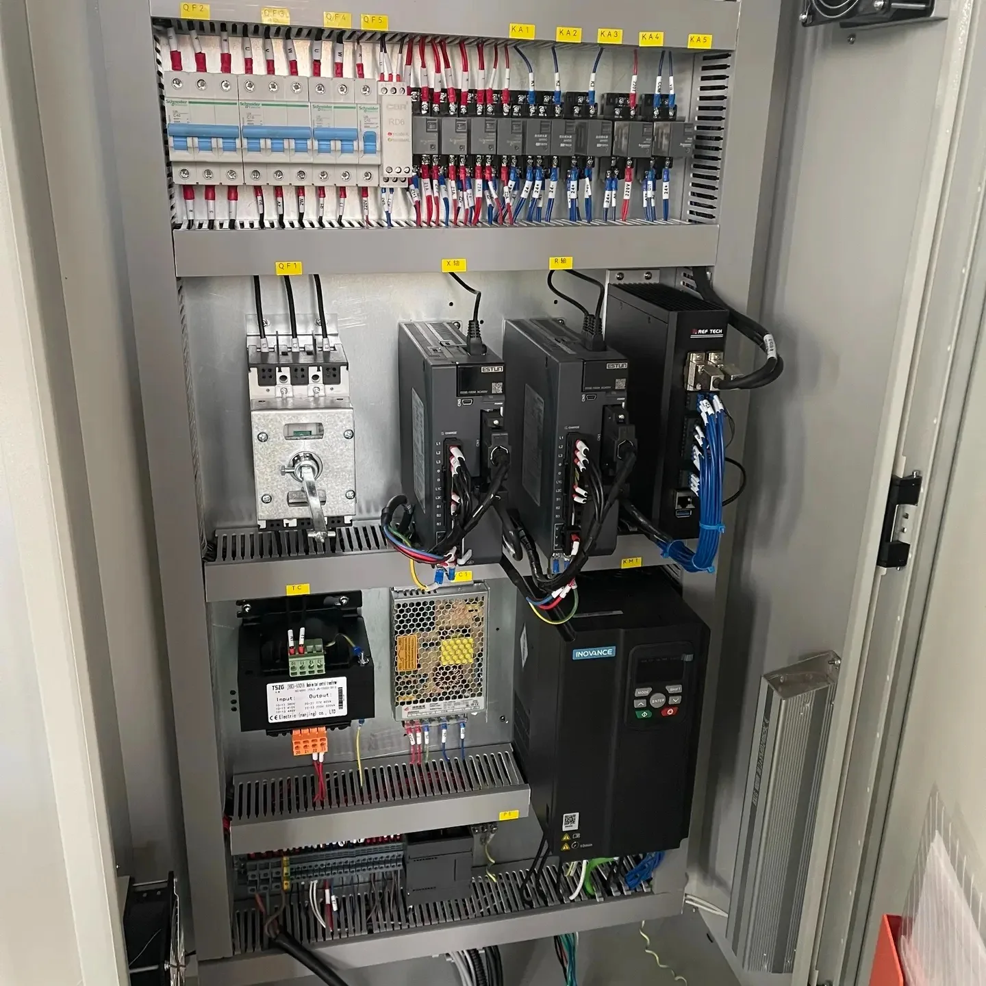 Schneider electrical components for CNC press brake electrical cabinet