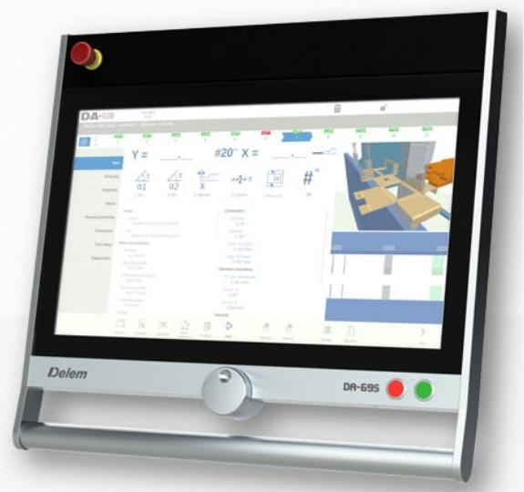 Delem DA-69S CNC press brake controller user manual PDF cover for download